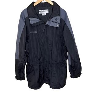 COLUMBIA Black & Gray Anorak Ski Snowboard Jacket Coat‎ Women's Size Large